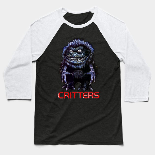 Critters Baseball T-Shirt by BigOrangeShirtShop